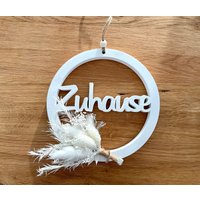 Silikonform/Türkranz "Zuhause" Loop Gießform Kranz /Türkranz Raysin von Formenvielfalt