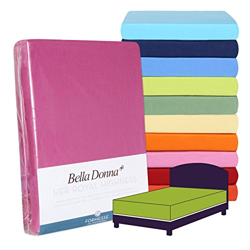 Formesse Bella Donna Boxspring Spannbettlaken Alto anthrazit, 120x200-130x220 cm von Formesse