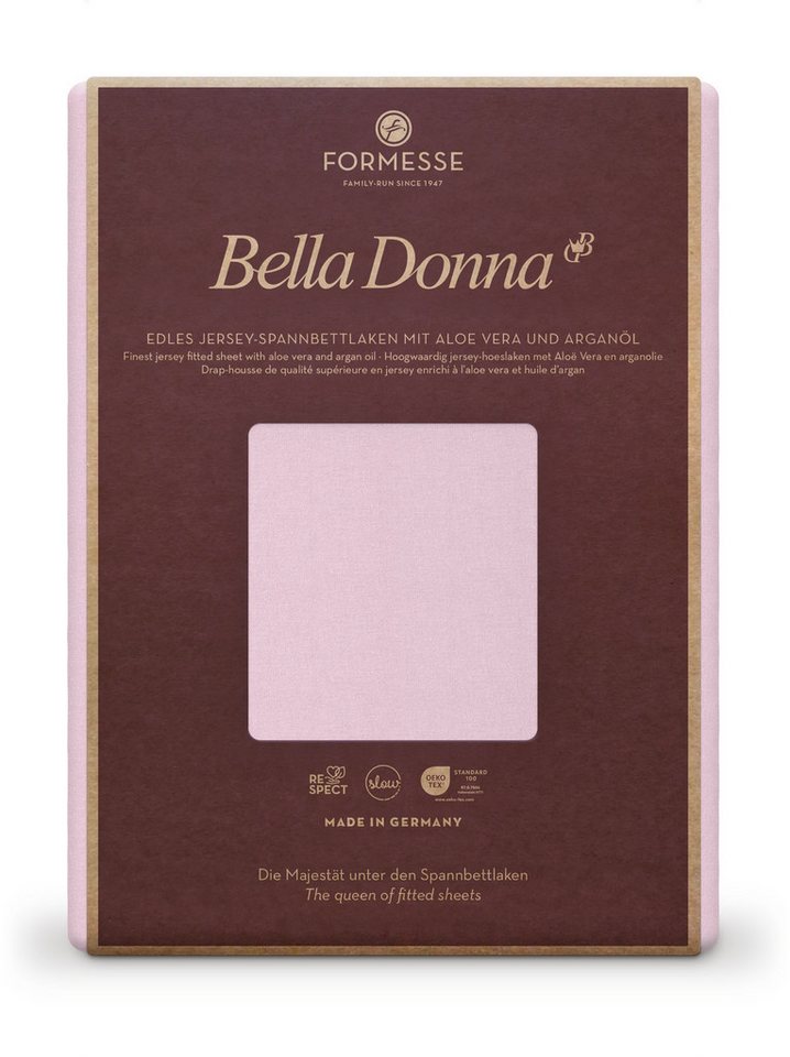 Formesse Spannbettlaken Bella Donna Jersey La Piccola für Topper bis 10 cm -Boxspringbetten, Gummizug: rundumlaufender starker Gummizug, für Topper bis 10 cm - ideal für Ihr Boxspringbett Formesse Spannbettlaken Bella Donna Jersey La Piccola für Topper bis 10 cm -Boxspringbetten, Gummizug: rundumlaufender starker Gummizug, für Topper bis 10 cm - ideal für Ihr Boxspringbett von Formesse