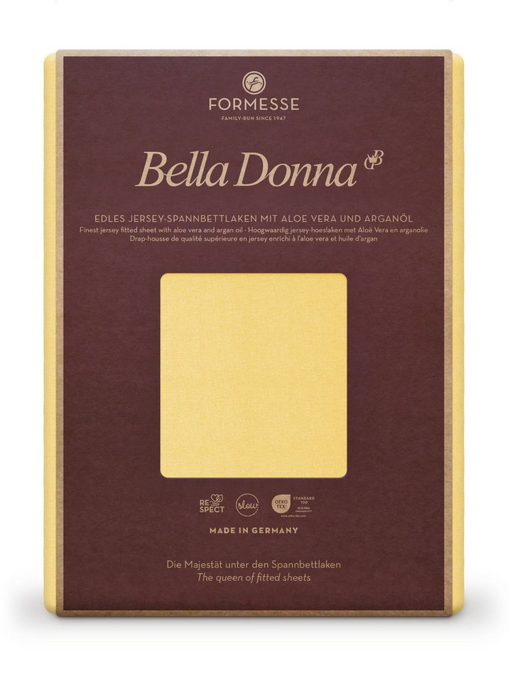 Formesse Spannbettlaken Bella Donna Jersey La Piccola für Topper bis 10 cm -Boxspringbetten, Gummizug: rundumlaufender starker Gummizug, für Topper bis 10 cm - ideal für Ihr Boxspringbett Formesse Spannbettlaken Bella Donna Jersey La Piccola für Topper bis 10 cm -Boxspringbetten, Gummizug: rundumlaufender starker Gummizug, für Topper bis 10 cm - ideal für Ihr Boxspringbett von Formesse