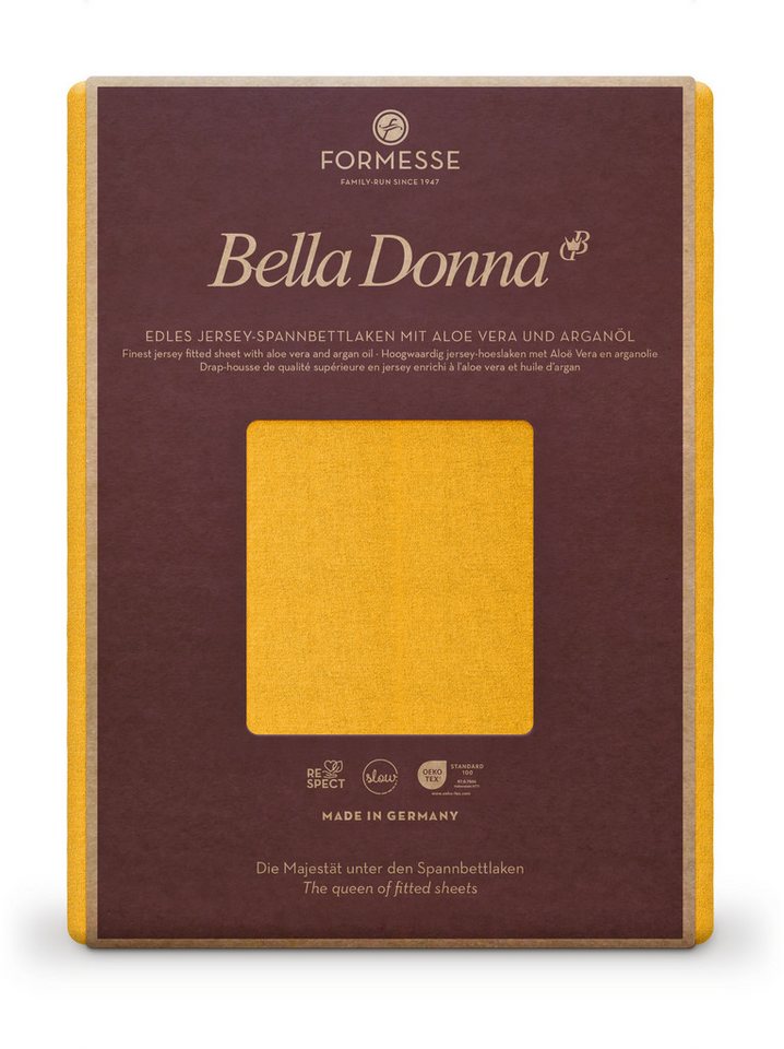 Formesse Spannbettlaken Bella Donna Jersey La Piccola für Topper bis 10 cm -Boxspringbetten, Gummizug: rundumlaufender starker Gummizug, für Topper bis 10 cm - ideal für Ihr Boxspringbett Formesse Spannbettlaken Bella Donna Jersey La Piccola für Topper bis 10 cm -Boxspringbetten, Gummizug: rundumlaufender starker Gummizug, für Topper bis 10 cm - ideal für Ihr Boxspringbett von Formesse