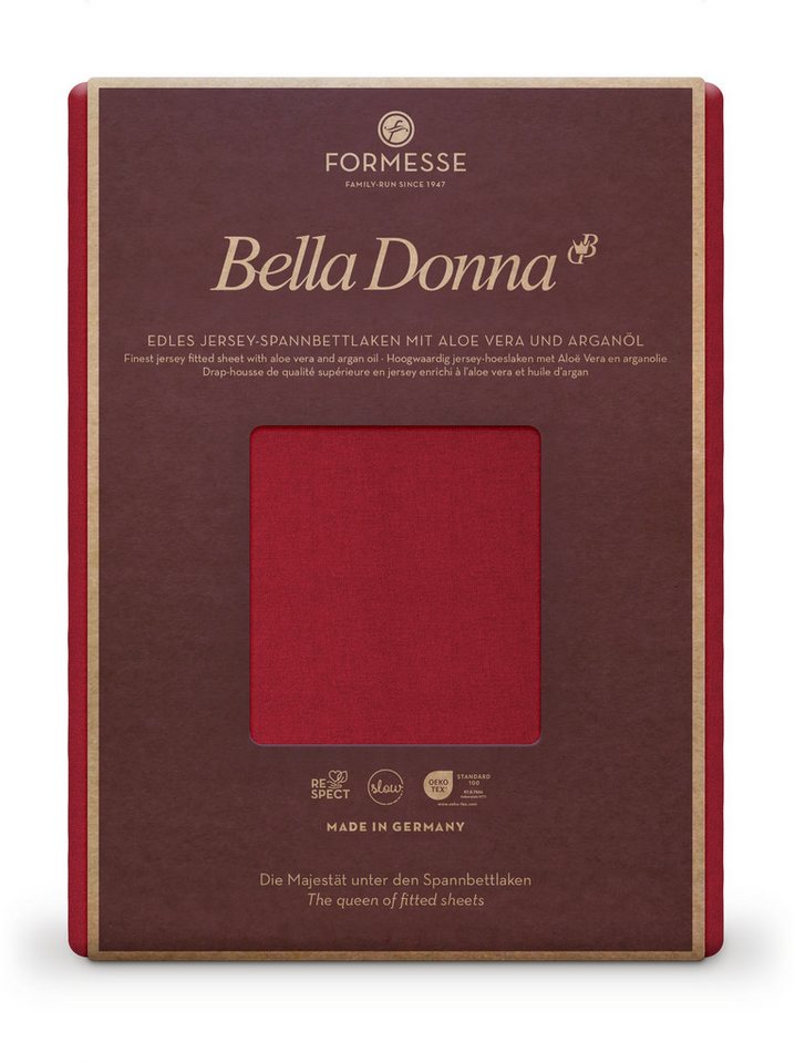 Formesse Spannbettlaken Bella Donna Jersey La Piccola für Topper bis 10 cm -Boxspringbetten, Gummizug: rundumlaufender starker Gummizug, für Topper bis 10 cm - ideal für Ihr Boxspringbett Formesse Spannbettlaken Bella Donna Jersey La Piccola für Topper bis 10 cm -Boxspringbetten, Gummizug: rundumlaufender starker Gummizug, für Topper bis 10 cm - ideal für Ihr Boxspringbett von Formesse