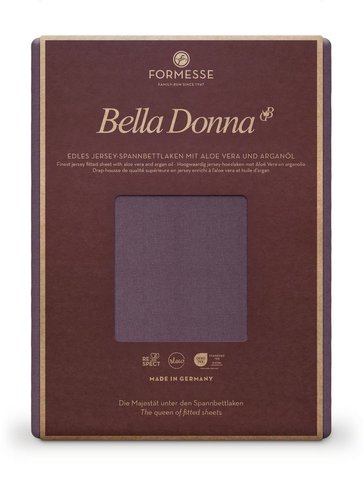 Formesse Spannbettlaken Bella Donna Jersey La Piccola für Topper bis 10 cm -Boxspringbetten, Gummizug: rundumlaufender starker Gummizug, für Topper bis 10 cm - ideal für Ihr Boxspringbett Formesse Spannbettlaken Bella Donna Jersey La Piccola für Topper bis 10 cm -Boxspringbetten, Gummizug: rundumlaufender starker Gummizug, für Topper bis 10 cm - ideal für Ihr Boxspringbett von Formesse