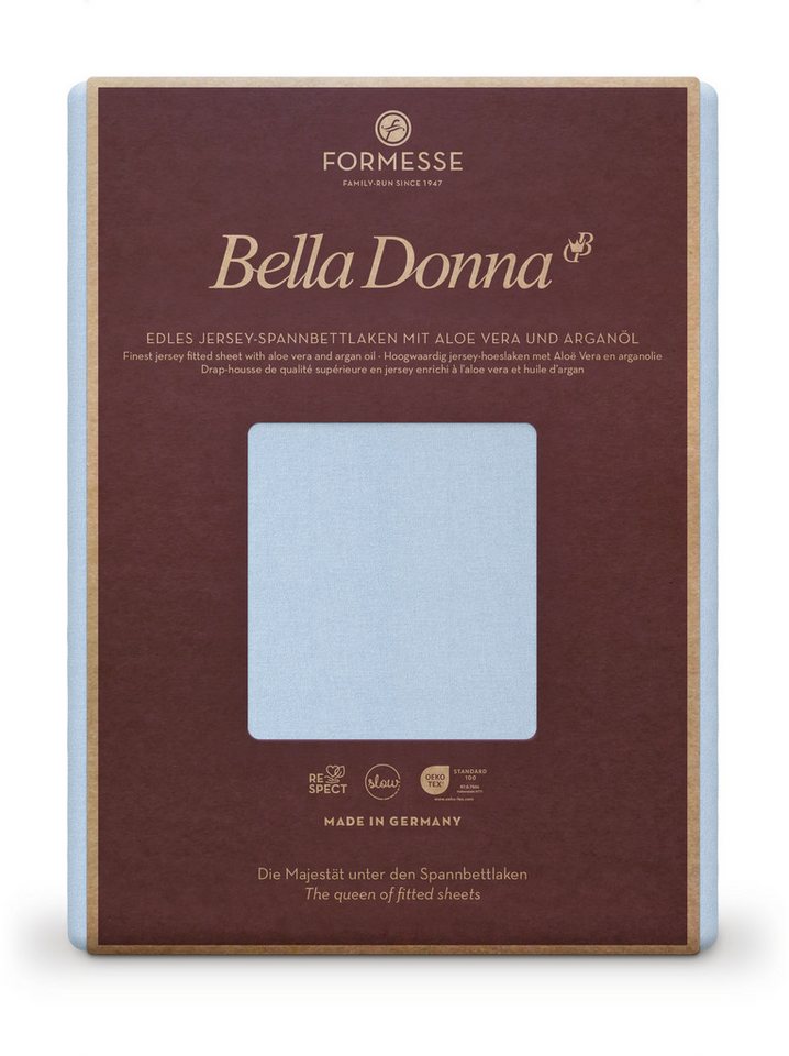 Formesse Spannbettlaken Bella Donna Jersey La Piccola für Topper bis 10 cm -Boxspringbetten, Gummizug: rundumlaufender starker Gummizug, für Topper bis 10 cm - ideal für Ihr Boxspringbett Formesse Spannbettlaken Bella Donna Jersey La Piccola für Topper bis 10 cm -Boxspringbetten, Gummizug: rundumlaufender starker Gummizug, für Topper bis 10 cm - ideal für Ihr Boxspringbett von Formesse