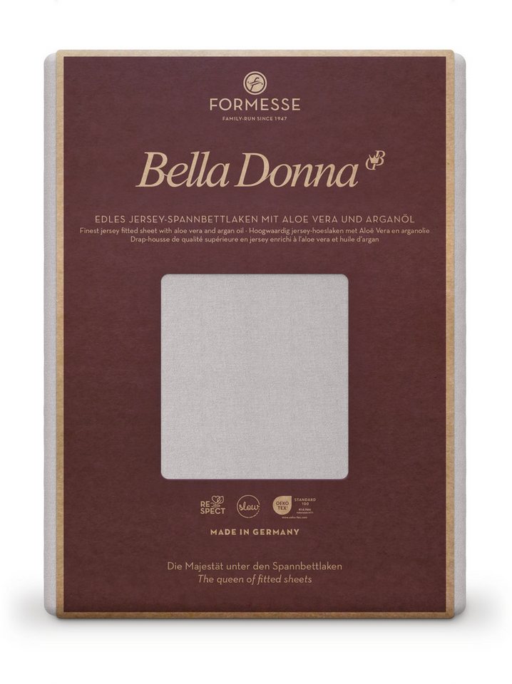 Formesse Spannbettlaken Bella Donna Jersey La Piccola für Topper bis 10 cm -Boxspringbetten, Gummizug: rundumlaufender starker Gummizug, für Topper bis 10 cm - ideal für Ihr Boxspringbett Formesse Spannbettlaken Bella Donna Jersey La Piccola für Topper bis 10 cm -Boxspringbetten, Gummizug: rundumlaufender starker Gummizug, für Topper bis 10 cm - ideal für Ihr Boxspringbett von Formesse