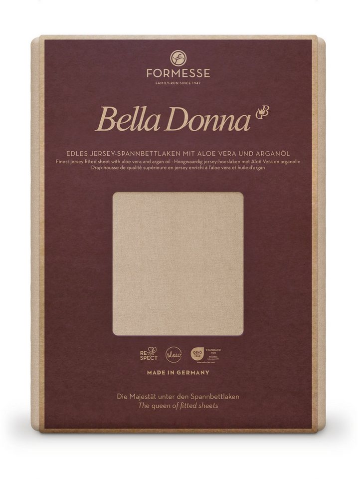 Formesse Spannbettlaken Bella Donna Jersey La Piccola für Topper bis 10 cm -Boxspringbetten, Gummizug: rundumlaufender starker Gummizug, für Topper bis 10 cm - ideal für Ihr Boxspringbett Formesse Spannbettlaken Bella Donna Jersey La Piccola für Topper bis 10 cm -Boxspringbetten, Gummizug: rundumlaufender starker Gummizug, für Topper bis 10 cm - ideal für Ihr Boxspringbett von Formesse