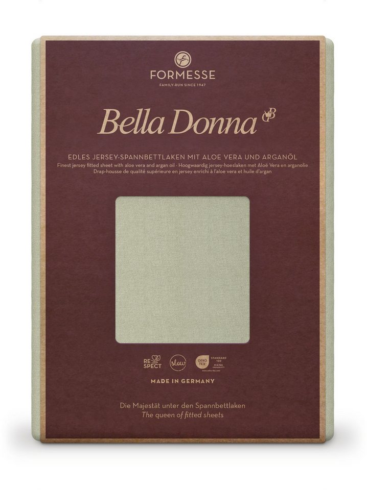 Formesse Spannbettlaken Bella Donna Jersey La Piccola für Topper bis 10 cm -Boxspringbetten, Gummizug: rundumlaufender starker Gummizug, für Topper bis 10 cm - ideal für Ihr Boxspringbett Formesse Spannbettlaken Bella Donna Jersey La Piccola für Topper bis 10 cm -Boxspringbetten, Gummizug: rundumlaufender starker Gummizug, für Topper bis 10 cm - ideal für Ihr Boxspringbett von Formesse
