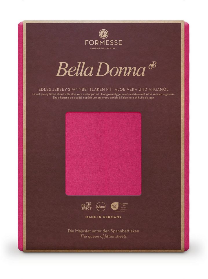 Formesse Spannbettlaken Bella Donna Jersey Spannbettlaken: Topqualität tolle Farben wählbar, Gummizug: starker rundumlaufender Gummizug von Formesse