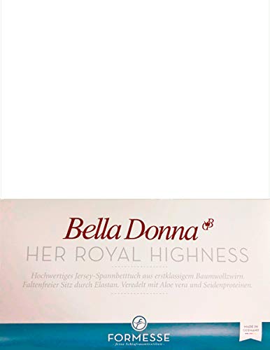 Formesse Spannbettlaken Jersey Bella Donna 1000 weiß von Formesse