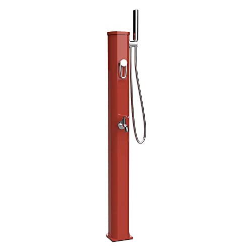 Formidra Recovera, Solardusche Jolly Go2 Ral3016 Terrakotta, Garten, Wasserausrüstung und Gartenwerkzeuge, Grässeläume, Gartenschauer, DS-JG141-3016 von Formidra