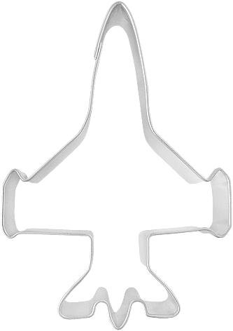 Ausstechform Flugzeug / Kampfflugzeug, 7cm, Weissblech Ausstechform Flugzeug / Kampfflugzeug, 7cm, Weissblech von Formina