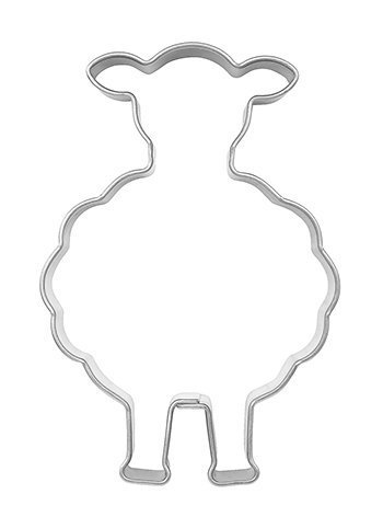 Formina Keksausstecher Schaf, 1 Stück, Silber, Pulverbeschichtet, Spülmaschinenfest, Aluminium oder Edelstahl Formina Keksausstecher Schaf, 1 Stück, Silber, Pulverbeschichtet, Spülmaschinenfest, Aluminium oder Edelstahl von Formina