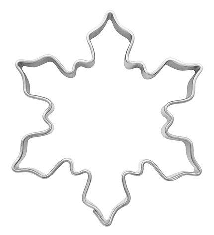 Formina Cookie Cutter, Schneeflocke, 6,5cm, Edelstahl, Spülmaschinenfest Formina Cookie Cutter, Schneeflocke, 6,5cm, Edelstahl, Spülmaschinenfest von Formina