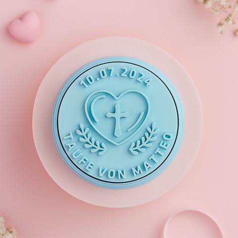 Personalisierte Taufkekse Ausstechform Cross & Herz Plus Ihr Text Anpassbaren Wünschen Keksausstecher & Keksstempel Plätzchenform Ideal für Taufe Personalisierte Taufkekse Ausstechform Cross & Herz Plus Ihr Text Anpassbaren Wünschen Keksausstecher & Keksstempel Plätzchenform Ideal für Taufe von Formini