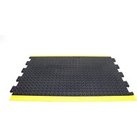 COBA Anti-Ermüdungsmatte Bubblemat Safety, Mittelstück, BxL 900 x 1.200 mm, schwarz/gelb von COBA