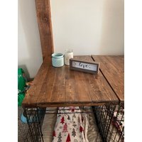 Hunde Zwinger Tischplatte von FornesWoodworks