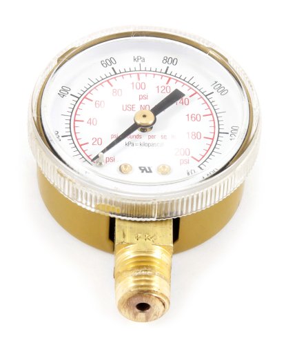Forney 87729 Sauerstoff, Niederdruck, 2-inch-by-1/4-Zoll NPT, 0–200 PSI Forney 87729 Sauerstoff, Niederdruck, 2-inch-by-1/4-Zoll NPT, 0–200 PSI von Forney