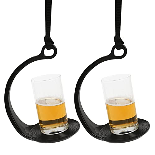 Getränkehalter Anti-Spill,Forreen 2 Stück Kaffeetassenhalter No-Spill Anti-Shake Anti-Overflow Starke Adsorption Becherhalter mit Lanyard für Heiße kalte Getränke Tee Kaffeeliebhaber von Forreen
