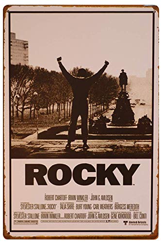 Forry Rocky Metall Poster Retro Blechschilder Vintage Schild Zum Cafe Bar Garage Wohnzimmer Schlafzimmer Haus Restaurant Hotel von Forry