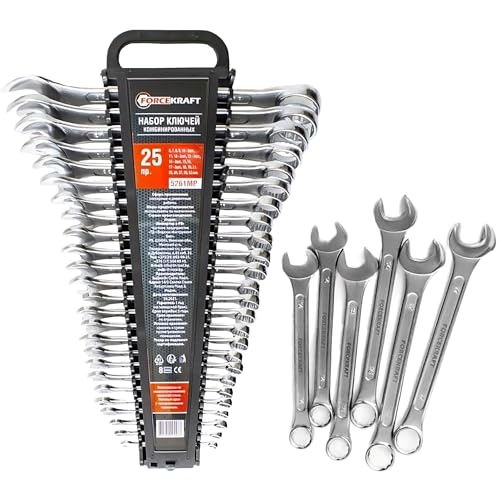 25-teiliger Kombischlüsselsatz von FORCEKRAFT auf Kunststoffhalter - Hochwertig und Vielseitig für Profis und Heimwerker 25-teiliger Kombischlüsselsatz von FORCEKRAFT auf Kunststoffhalter - Hochwertig und Vielseitig für Profis und Heimwerker von ForsagePol