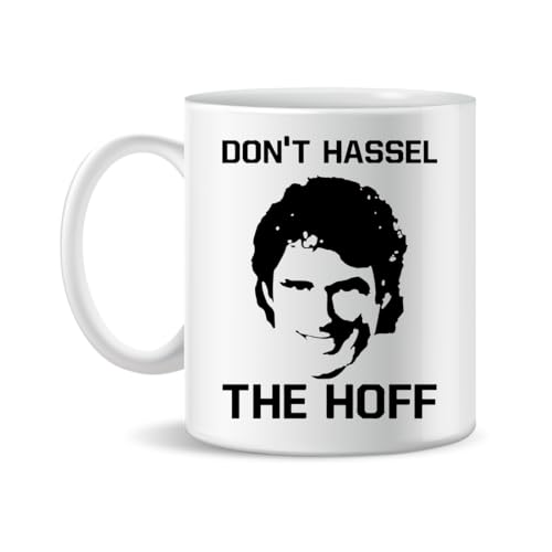 Forsca Don't Hassel The Hoff Keramiktasse für Tee und Kaffee, 330ml, Magic White Pink Black 330ml Forsca Don't Hassel The Hoff Keramiktasse für Tee und Kaffee, 330ml, Magic White Pink Black 330ml von Forsca