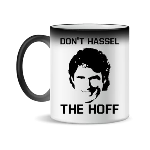Forsca Don't Hassel The Hoff Keramiktasse für Tee und Kaffee, 330ml, Magic White Pink Black 330ml Forsca Don't Hassel The Hoff Keramiktasse für Tee und Kaffee, 330ml, Magic White Pink Black 330ml von Forsca