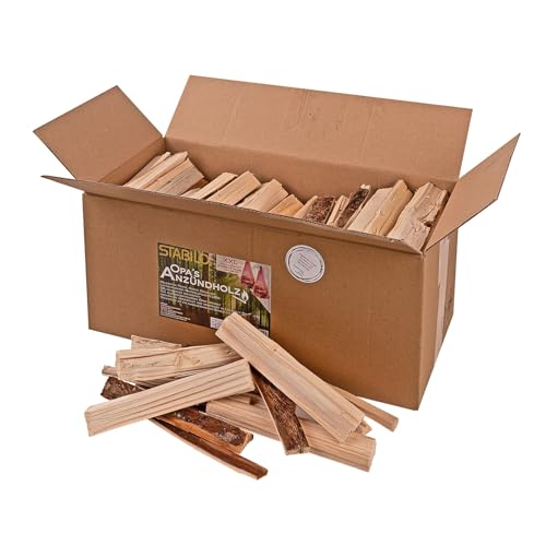 Anzündholz im Karton 4,50 kg | Anfeuerholz, Anmachholz, Holz für Ofen, Kamin, Grill usw. Anzündholz im Karton 4,50 kg | Anfeuerholz, Anmachholz, Holz für Ofen, Kamin, Grill usw. von Forstdienstleistungen Holder