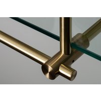 3-Wege-Verbinder - Messing Regalbeschlag Messingregal Einheit Custom Design Made To Order von ForsythMetalWorks