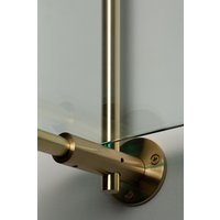 Messing Wand Rahmen - Regal Beschlag Einheit Custom Design Made To Order von ForsythMetalWorks