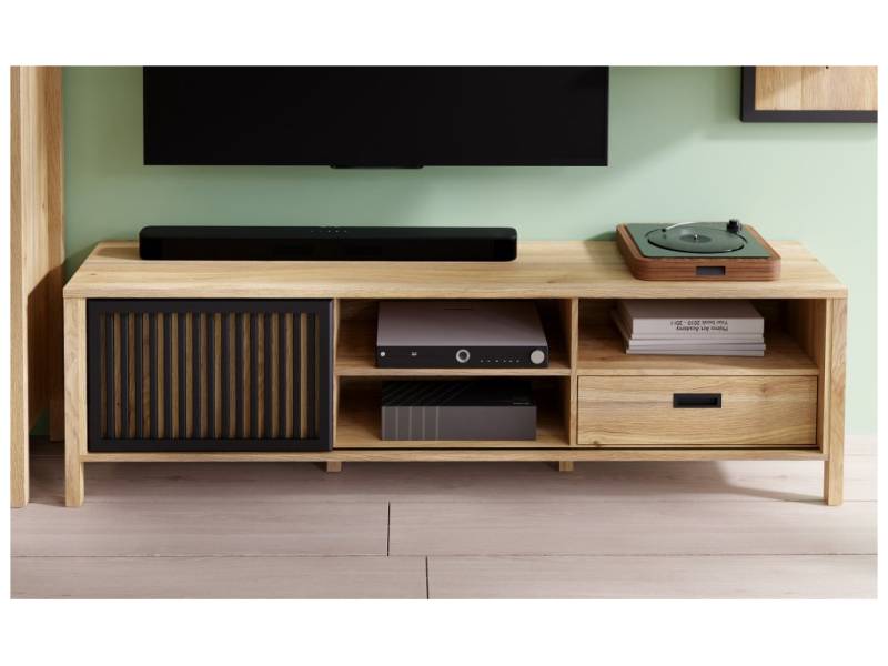 Forte Möbel Lowboard JYTANA in Mauvella oak/Mauvella oak schwarz Forte Möbel Lowboard JYTANA in Mauvella oak/Mauvella oak schwarz von Forte Fabryki Mebli