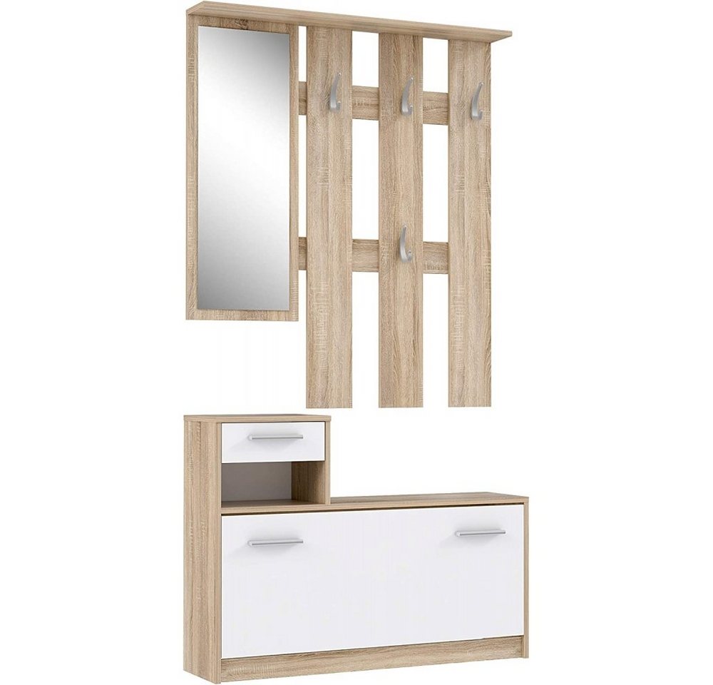 Forte Möbel Garderobe Garderobe Diele Garderobenschrank Kleiderpaneel Schuhschrank von Forte Möbel