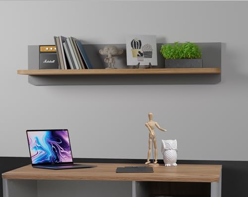 Forte SURFINIO Wandboard, Holzwerkstoff, grau/Catania Eiche, B x H x T: 110 x 22,8 x 21,9 cm Forte SURFINIO Wandboard, Holzwerkstoff, grau/Catania Eiche, B x H x T: 110 x 22,8 x 21,9 cm von Forte