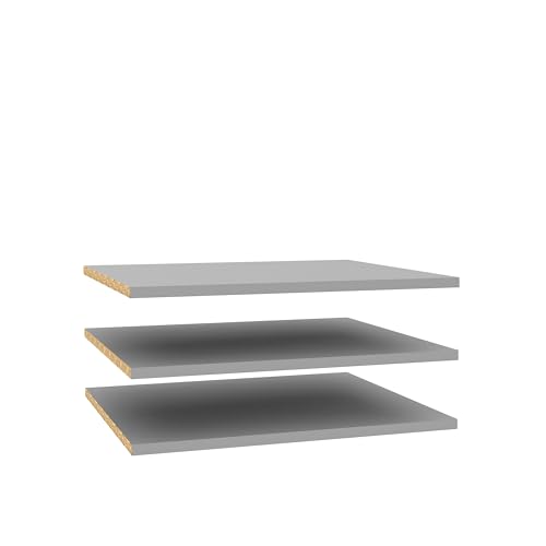 Forte Regalboden Einlegeboden 3-er Set, Holzwerkstoff, grau, B x H x T: 97,9 x 52,7 x 2,2 cm Forte Regalboden Einlegeboden 3-er Set, Holzwerkstoff, grau, B x H x T: 97,9 x 52,7 x 2,2 cm von Forte
