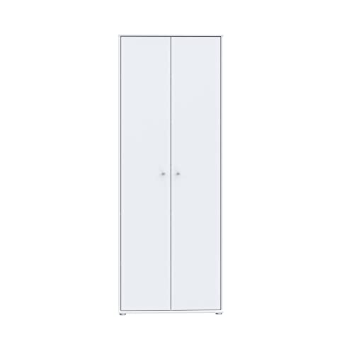 Forte Tempra 2 Kommode mit 2 Türen, Holzwerkstoff, weiß, Bx H xT: 73,7 x 197,5 x 34,8 cm Forte Tempra 2 Kommode mit 2 Türen, Holzwerkstoff, weiß, Bx H xT: 73,7 x 197,5 x 34,8 cm von Forte