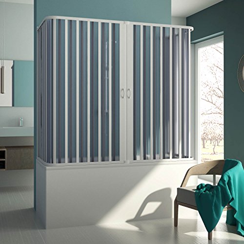 3-seitige Badewannenaufsatz Duschkabine in PVC 70x150x70 CM H150 mod. Muse 3-seitige Badewannenaufsatz Duschkabine in PVC 70x150x70 CM H150 mod. Muse von Forte