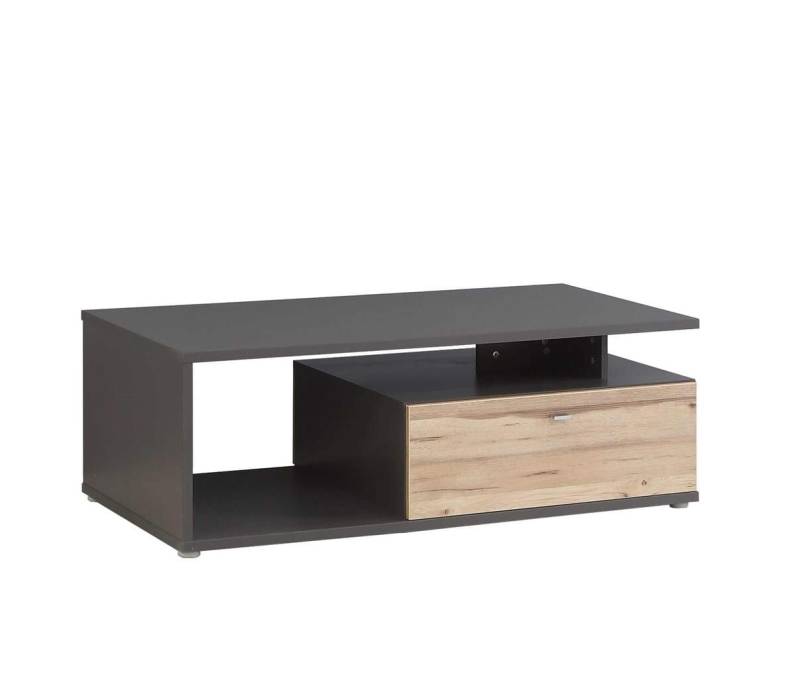 Couchtisch COMO 120 x 59 cm Optik Grau / Planked Eiche von Forte von Forte