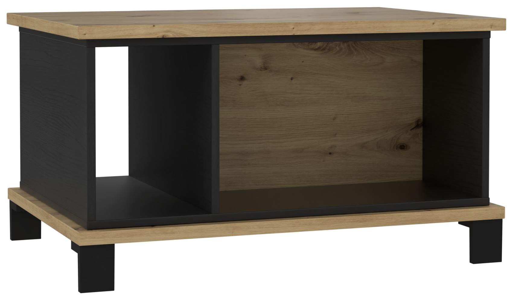 Couchtisch TRONDHEIM Artisan Eiche / Schwarzeiche Optik von Forte von Forte
