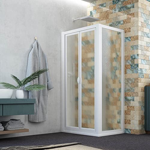 Duschkabine Saloon 80 x 85 AP. 85 cm H 185 aus Acryl Mod. Delta Duo von Forte