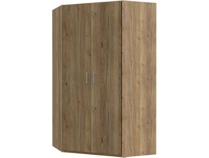 Eckkleiderschrank FORTE, braun (eiche), Schränke von Forte