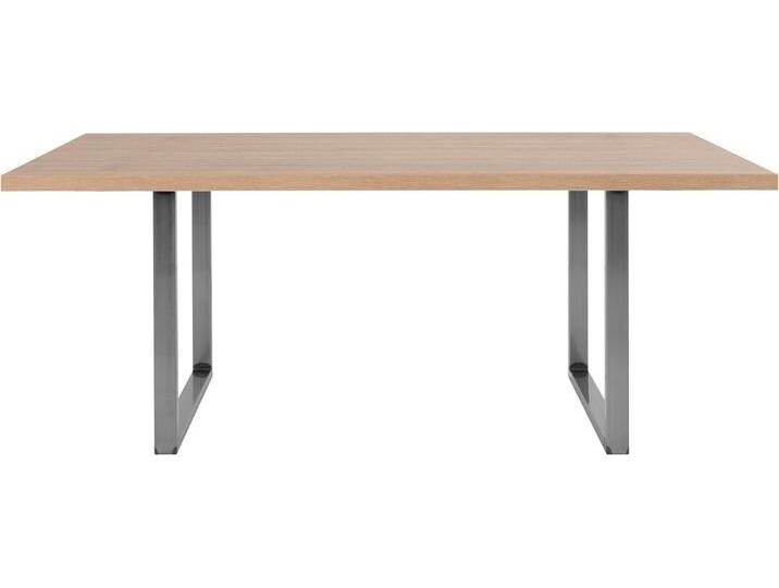 Esstisch FORTE, braun (sonoma eiche, rohstahl), B:180cm H:74,1cm T:90cm, Tische, Breite 180 cm von Forte
