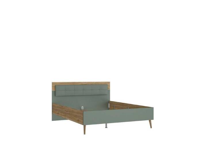 FORTE Bettgestell in Mauvella Eiche - 167,4x99x206,8cm (BxHxT) von Forte