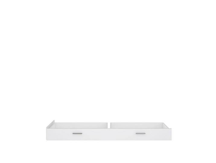 FORTE Bettschubkasten in weiß - 199,8x19x68cm (BxHxT), weiß von Forte