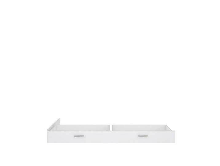 FORTE Bettschubkasten in weiß - 199,8x19x68cm (BxHxT), weiß von Forte