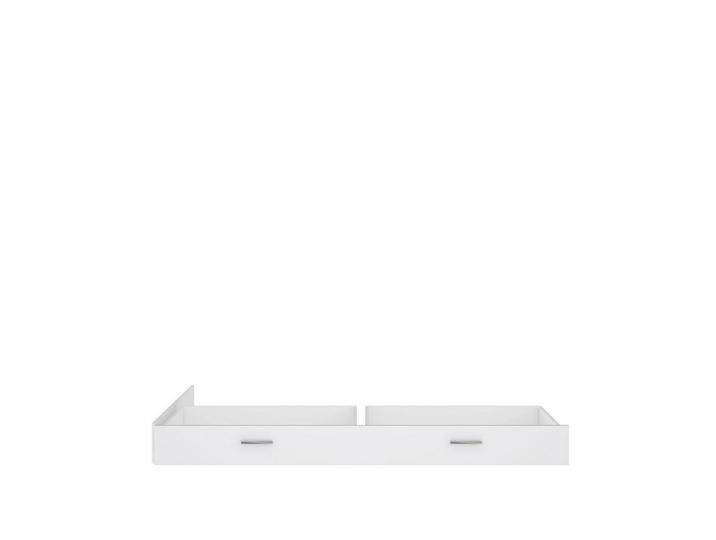 FORTE Bettschubkasten in weiß - 199,8x19x68cm (BxHxT), weiß von Forte