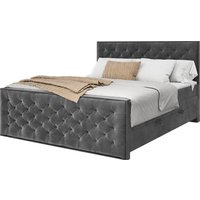 FORTE Boxspringbett "Lanciano Max inkl. zwei Bettkästen und Kaltschaum Topper", und einer 7-Zonen-Tonnentaschen-Federkernmatratze H2/H3 von Forte