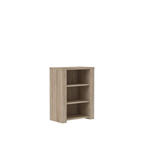 FORTE Calpe Regal mit 3 Fächer, Holzwerkstoff, Sonoma Eiche, 90,4 x 121,2 x 41,7 cm von Forte