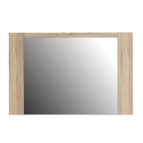 FORTE Calpe Spiegel, Holzwerkstoff, Sonoma Eiche , 99.3 x 1.8 x 66 cm von Forte