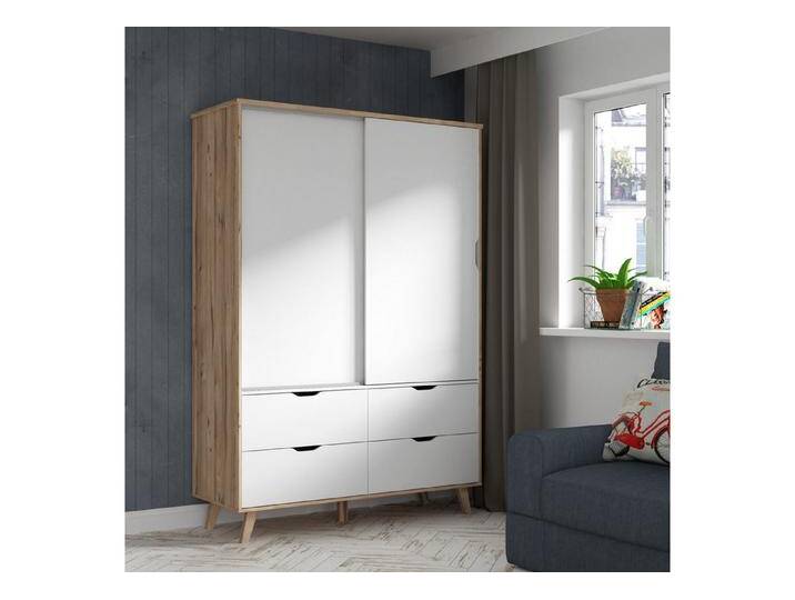 FORTE Drehtürenschrank 139,4 x 201,5 x 52,7 cm (B/H/T) von Forte