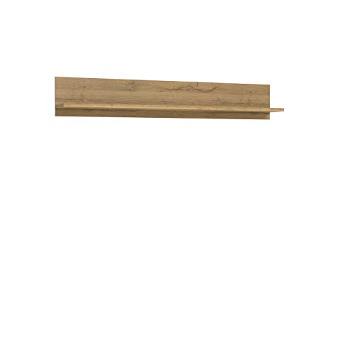 FORTE Havanna Wandregal, Holzwerkstoff, Alteiche,26 x 160 x 22 cm von Forte