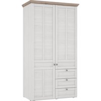 FORTE Kleiderschrank "Iloppa, Schlafzimmerschrank im Landhausstil" Maße: B/H/T ca. 155x192,6x57,3 cm, Maße: B/H/T ca. 105,3x192,6x57,3 cm, Schrank mit Spiegel FORTE Kleiderschrank "Iloppa, Schlafzimmerschrank im Landhausstil" Maße: B/H/T ca. 155x192,6x57,3 cm, Maße: B/H/T ca. 105,3x192,6x57,3 cm, Schrank mit Spiegel von Forte